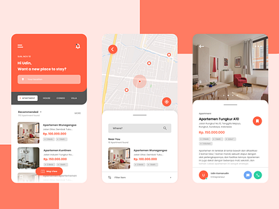 Property Search App apartment app design flat home minimalism mobile mobile app mobile ui ui ui ux ui design ux ux design