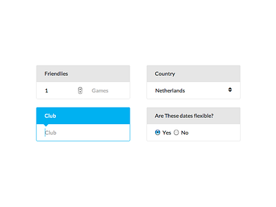 Form Elements form input number select