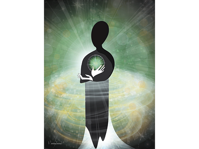 Anahata Illustration design illustration spiritual spirituality