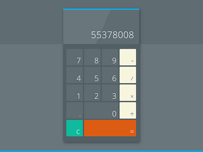 Calculator 004 calculator dailyui