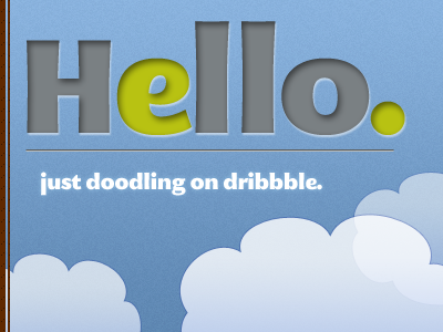 Dooodle clouds megalopolis type
