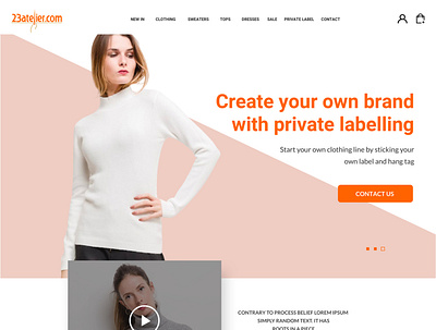 E-commerce Landing page design kenya ui designer landing page design ui