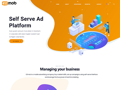 Marketing Landing page website