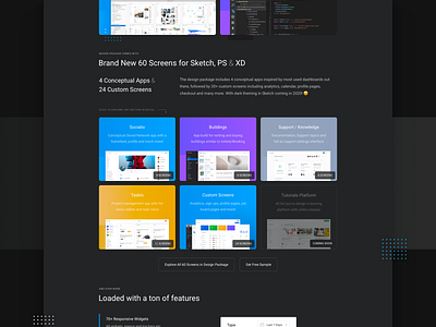 Dashboard UI Kit 3.0 - Landing Page Live by Jan Losert on Dribbble
