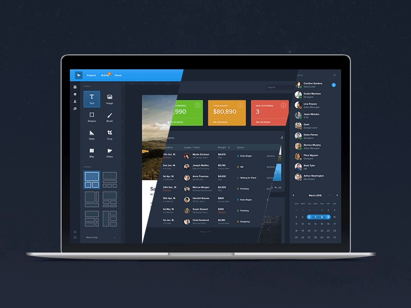 Dashboard UI Kit - Sketch Version Released!