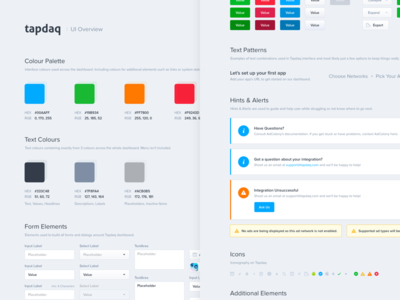 Tapdaq - My Process Article Released! article dark dashboard design guidelines medium process product sketch styleguide ui kit wireframe