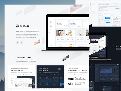 Dashboard UI Kit - Update (Behance Project)