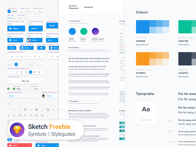 Nested Symbols & Styleguides (Freebie) dashboard administration nested template guidelines guide branding styleguide symbols freebie free