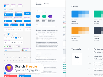 Nested Symbols & Styleguides (Freebie) administration branding dashboard free freebie guide guidelines nested styleguide symbols template