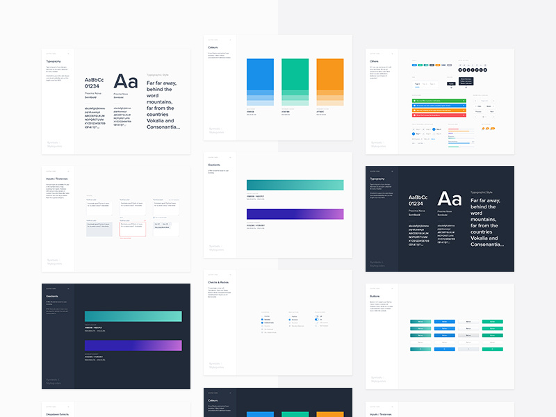 Branding Cards / from Symbols & Styleguides (Freebie) by Jan Losert on ...