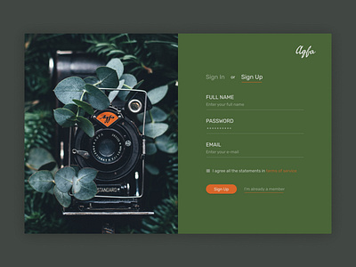 DailyUi 001 ui ux web webdesign