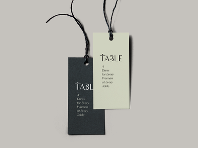 Branding for Tables Clothing