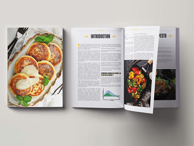 Cook book layout design