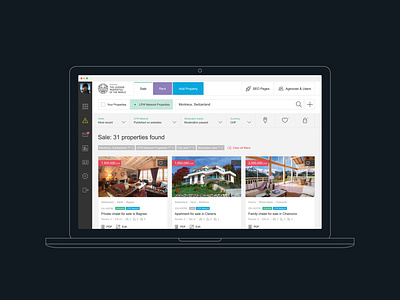 CMS design / UI / UX / responsive templates cms real estate responsive web design ui ui design ux ux design web design