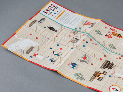 Kyoto Guide Map by Curated Kyoto x Miz