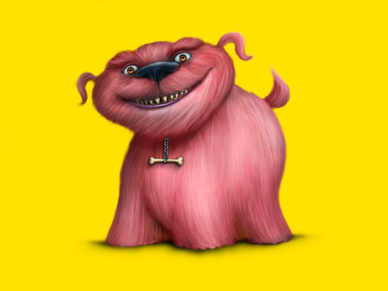 Pinky digital art character design digital illustration photoshop procreate