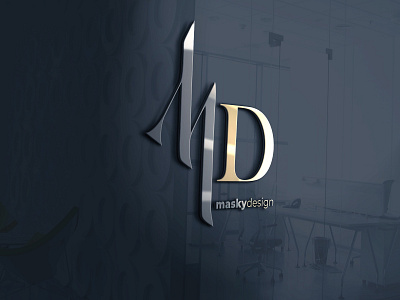 3d glass window logo mockup bymaskydesign branding design icon illustration logo typography