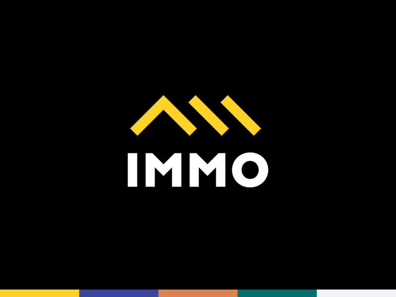 Immo Capital – Branding brand clean color palette icon investment logo typeface