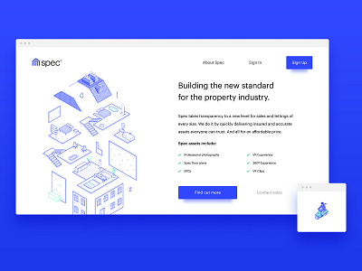 Spec Website Illustrations buildings illustration isometric vector