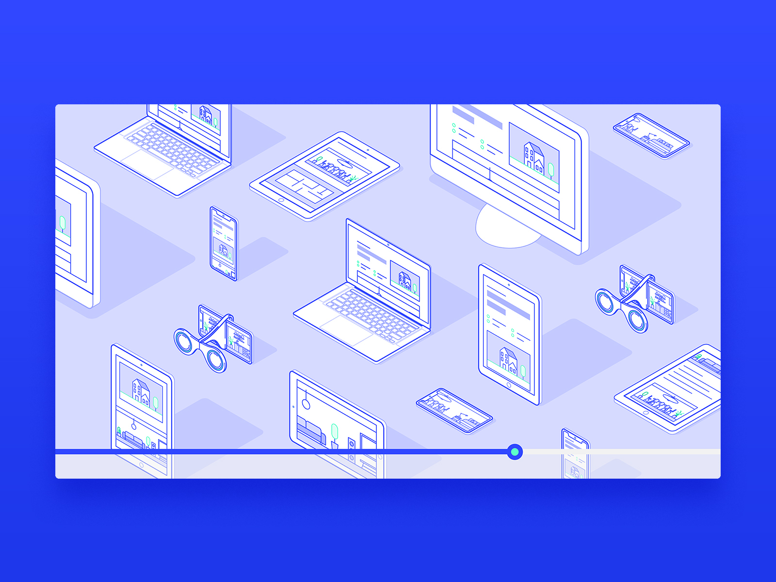 Spec Explainer Videos illustration isometric vector