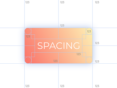 Spacing, spacing everywhere! affinity designer dailychallenge design system numbers precision sketch spacing