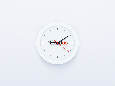 Exodus Clock clock