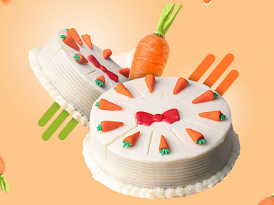 Carrot Cake branding cake cakes design food patisserie tart