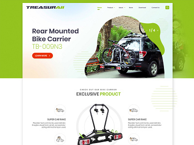 Treasurall landing page