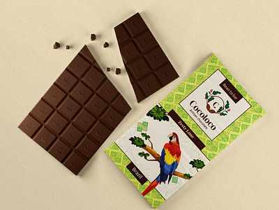 Cocoloco - Artisan chocolate - Zesty lime brand identity branddesign branding design illustration product design