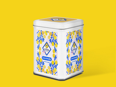 Zuno Fruit tea - Lemon Sherbet Iced tea brand identity branddesign branding design illustration packaging design product design