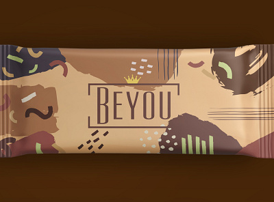 Beyou - Healthbar - Mocha brand identity branddesign branding design food illustration packaging design product design vector