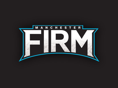 Manchester Firm Paintball logo design logo manchester paintball sport team