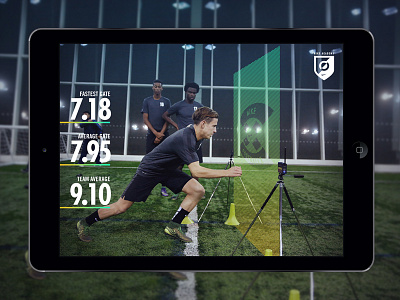 Nike Academy ARkit Concept ar arkit design football gradient ipad nike numbers running speed team ui