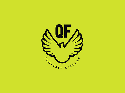 Quinton Fortune Football Academy Logo academy badge crest emblem football identifier logo logomark manchester neon shirt soccer
