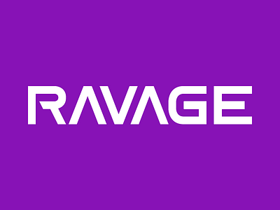 Ravage Logo logo purple ravage
