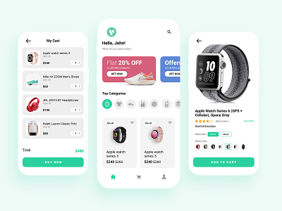 Mobile Shopping App Concept
