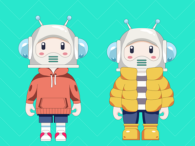 KiddoBot - Game Character Illustrations