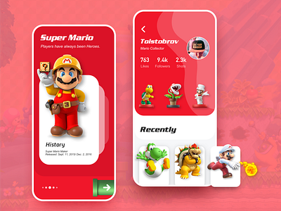 Nintendo Fans Forum branding concept design design illustration ui ux