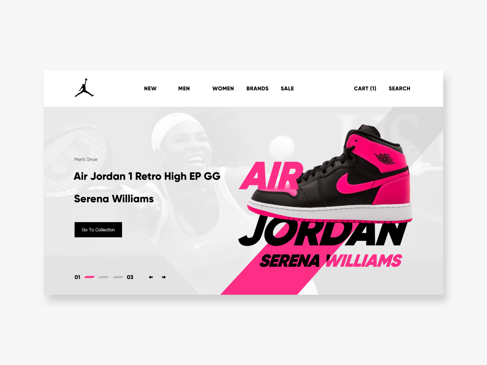 Air Jordan website design by Devil_T on 