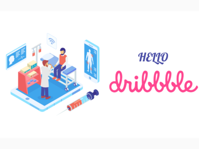 Hello Dribbble Graphics clean clinic design doctor graphic graphic design graphic art graphic artist icon icon artwork identity illustration illustration art illustrator medic medical minimal type typography vector