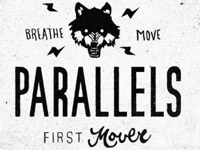 Parallels band hand illustration lettering type typography