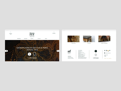 Maison Fey - Redesign branding design identity logo webdesign
