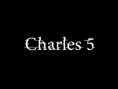 Charles 5 - Visual Identity design graphicdesign identity illustration logo typography