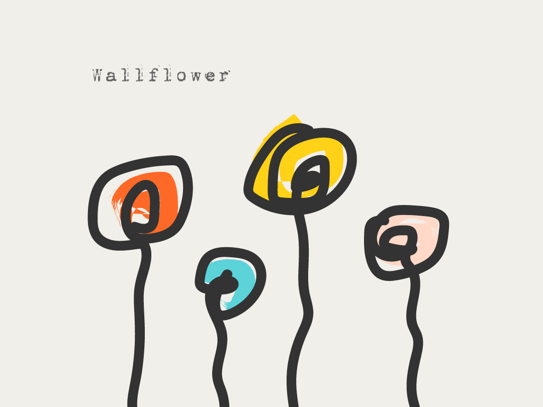 Wallflower design illustration