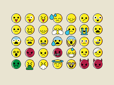 Emoji design icon illustration