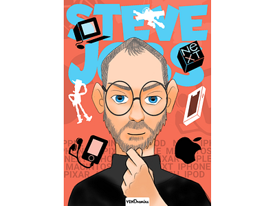 Steve Jobs Illustration