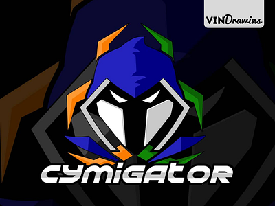 Cymigator (logo redesign) autodesk sketchbook branding cartoon character cyber digitalart doodle hacker illustration logo logo redesign logodesign redesign concept security typography vector