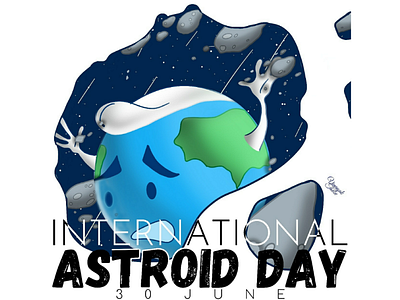 Astroid Day illustration astroid tunguska