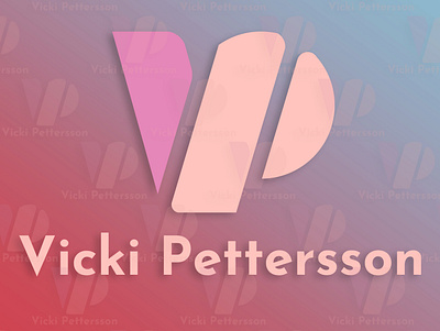 Vicki Pettersson 1 logoconcept logocustom logodesign logofeminim logoinspire logosignature logotype