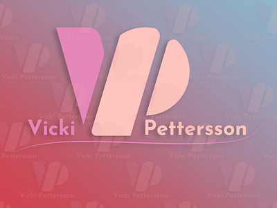 Vicki Pettersson 2 branding logoconcept logocustom logodesign logofeminim logoinspire logosignature logotype